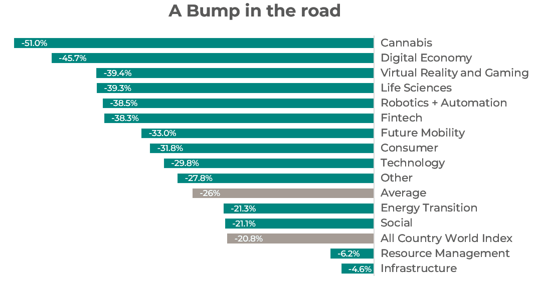 A bump in the road